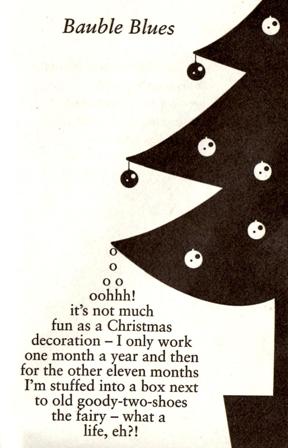 Bauble Blues concrete poem
