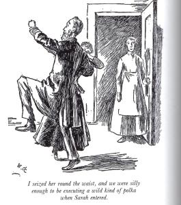 Mr and Mrs Pooter dancing