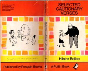 orange and yellow book jacket and poem characters