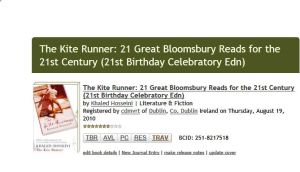 Release notes for The Kite Runner